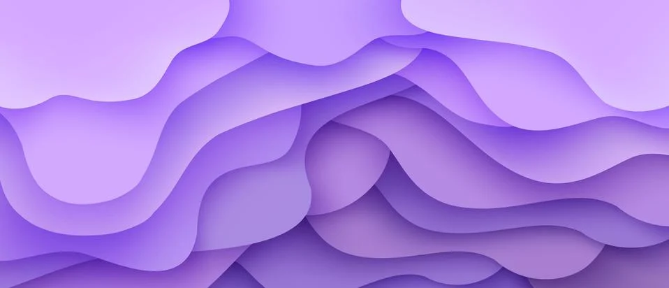 Vector abstract background wave motion flow purple Stock Illustration