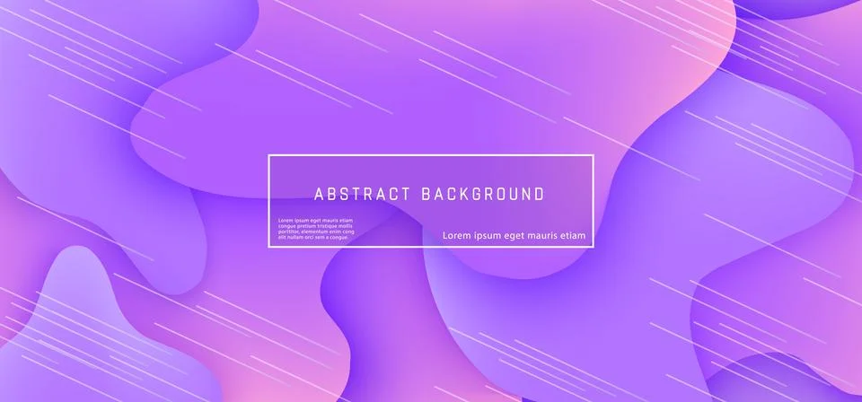 Vector abstract background wave motion flow purple Stock Illustration