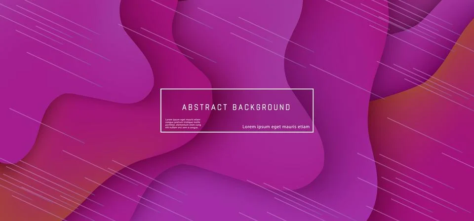 Vector abstract background wave motion flow purple Stock Illustration