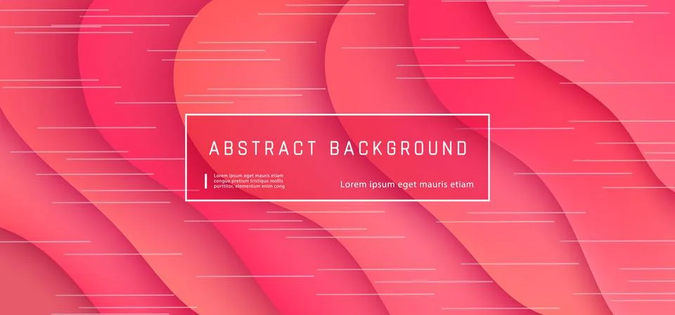 Vector abstract background wave motion flow yellow Stock Illustration