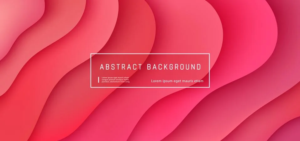 Vector abstract background wave motion flow yellow Stock Illustration