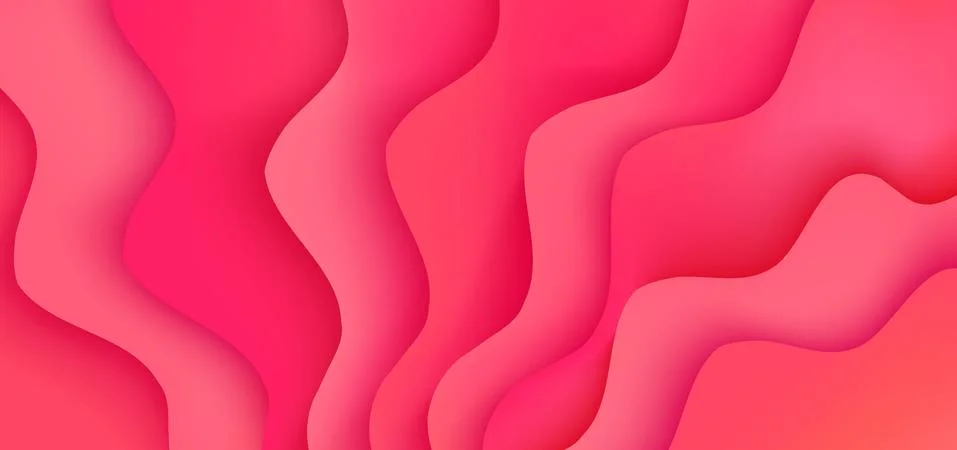 Vector abstract background wave motion flow yellow Stock Illustration