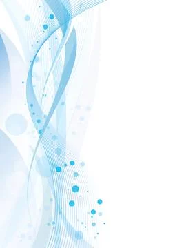 Vector abstract background with waves and lines Stock Illustration