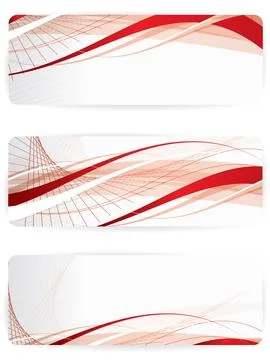 Vector abstract background with waves and lines Stock Illustration