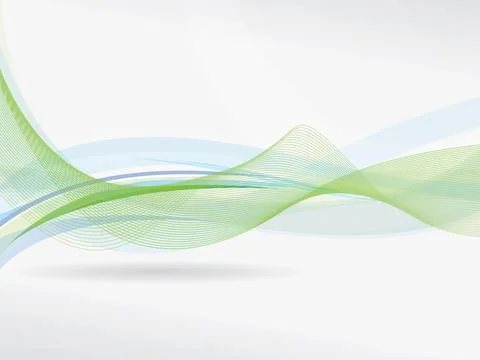 Vector abstract background with waves and lines Stock Illustration
