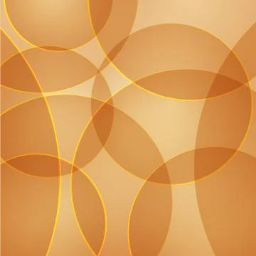 Vector abstract background with yellow circles Stock Illustration