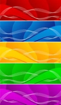 Vector abstract banners Stock Illustration