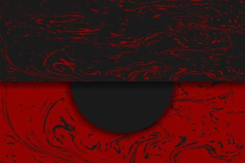 Vector. Abstract black and red background. Marble texture. Liquid art paint. 스톡 일러스트