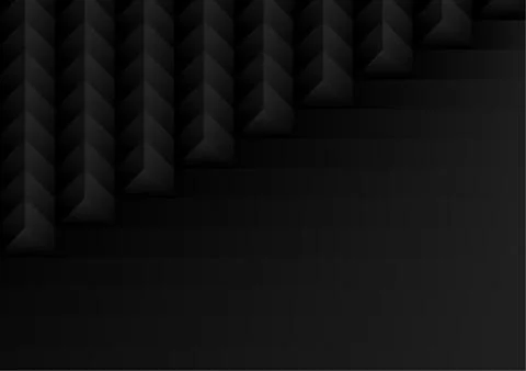 Vector : Abstract black waves surface on black background Stock Illustration