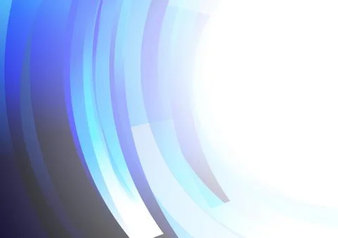 Vector : Abstract blue curve on white background Stock Illustration