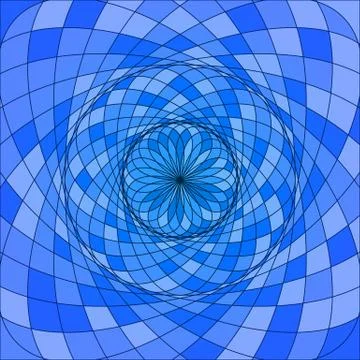 Vector abstract blue geometric background Stock Illustration