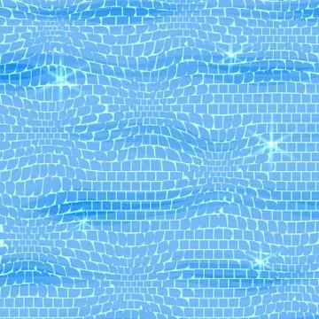 Vector abstract blue ice geometric mosaic background Stock Illustration