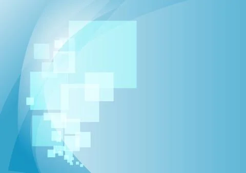 Vector : Abstract blue squares background Stock Illustration