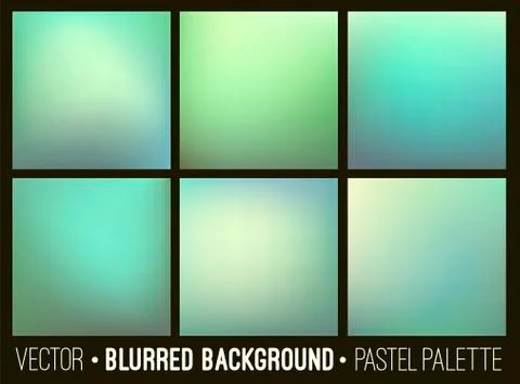Vector abstract blurred background. Web site banners design. Interface template. Stock Illustration