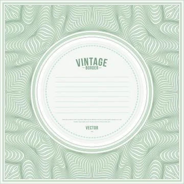 Vector abstract border with distortion effect. Stockillustratie