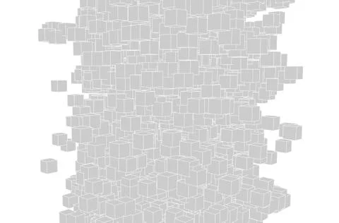 Vector abstract boxes background Illustrazione stock