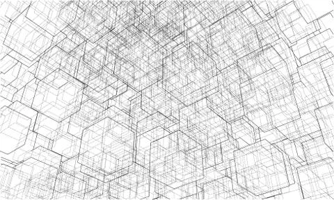 Vector abstract boxes background 스톡 일러스트