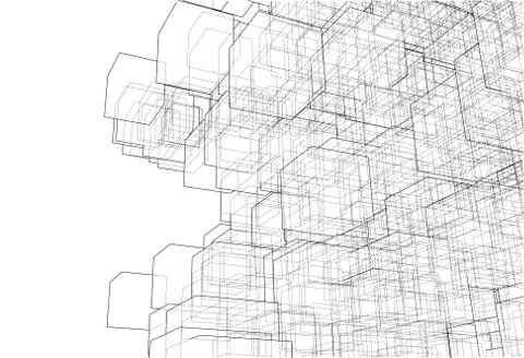 Vector abstract boxes background 스톡 일러스트