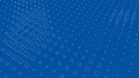 Vector abstract boxes background Stock Illustration