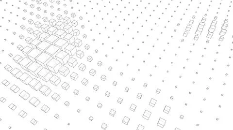 Vector abstract boxes background 스톡 일러스트