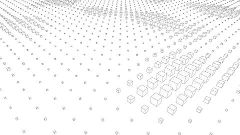 Vector abstract boxes background 스톡 일러스트