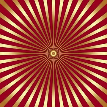 Vector abstract bright background with golden rays Stock Illustration