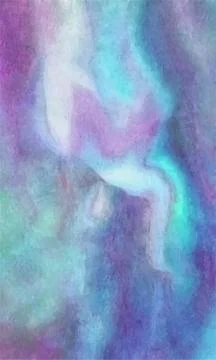 Vector abstract bright blue, turquoise, purple, lilac watercolor background f Stock Illustration