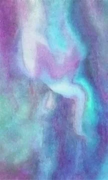Vector abstract bright blue, turquoise, purple, lilac watercolor background.. Stock Illustration