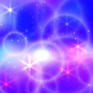 Vector abstract bright blurred  background with circles and sparks Stock Illustration