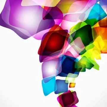 Vector abstract bright colorful background. Stock Illustration