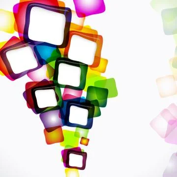 Vector abstract bright colorful background. Stock Illustration