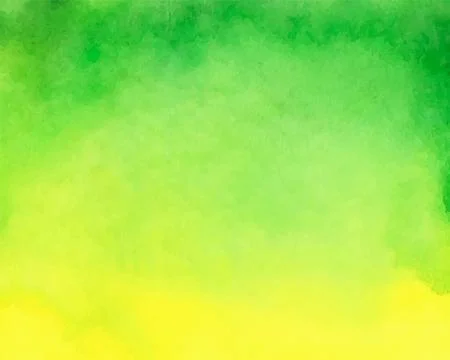 Vector abstract bright green, yellow gradient watercolor background for you.. Stock Illustration