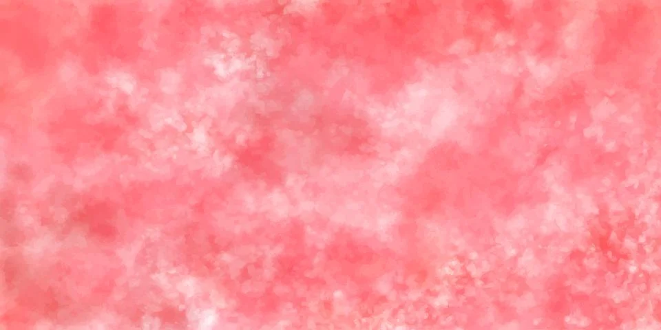 Vector abstract bright red, pink watercolor background for your design gree.. Stock Illustration