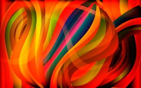 Vector abstract bright waved background, texture design Stock Illustration