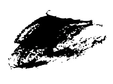 Vector Abstract Brush Hand Drawn Texture in Black Color Sketch Simple Pattern 스톡 일러스트