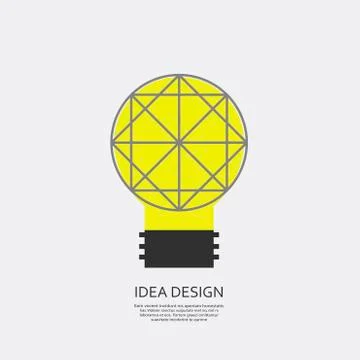 Vector abstract bulb Stock Illustration