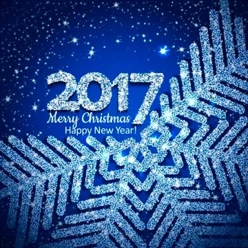 Vector abstract Christmas snowflake イラスト素材