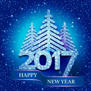 Vector abstract Christmas tree Illustrazione stock