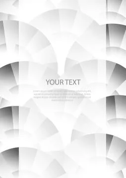 Vector : Abstract of circle background and space for simple text Stock Illustration