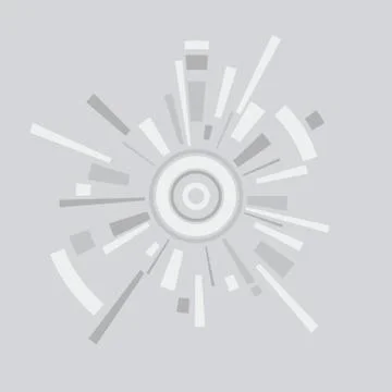 Vector abstract circle background with lines and circles Stock Illustration