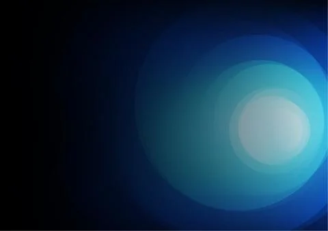 Vector : Abstract circle on blue background Stock Illustration