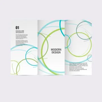 Vector abstract circle set Stock Illustration