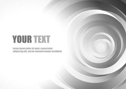 Vector : Abstract circle style background and sjpace for text Stock Illustration