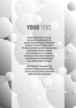 Vector : Abstract circle style background and space for text Stock Illustration