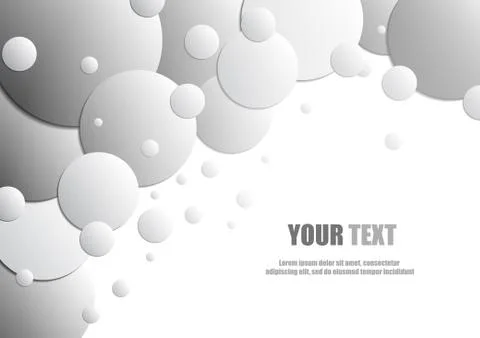 Vector : Abstract circle style background and space for text Stock Illustration