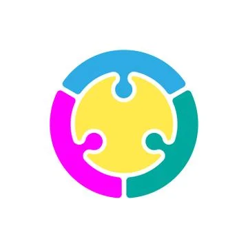 Vector abstract circle swirl logo design element. EPS 10 イラスト素材