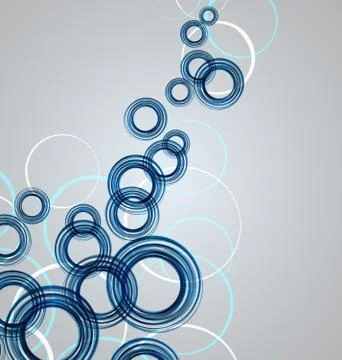 Vector Abstract Circles Stock Illustration