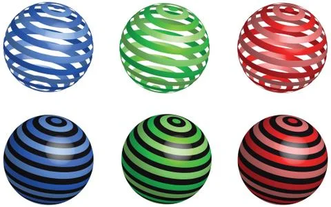 Vector abstract color balls Stock Illustration