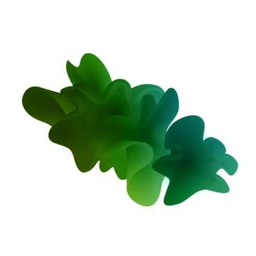 Vector abstract color cloud Stock Illustration