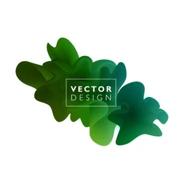 Vector abstract color cloud Stock Illustration